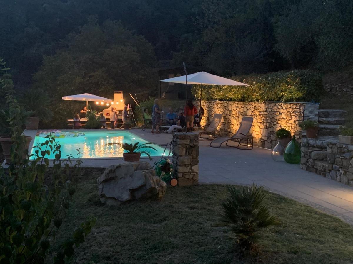 Villa CASA DELLA LUCE private pool Bagnone Esterno foto